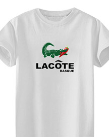 T-shirt blanc, LA CÔTE BASQUE