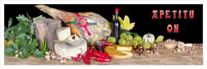 Photo Gastronomie basque – Décoration panoramique terroir et cuisine basque